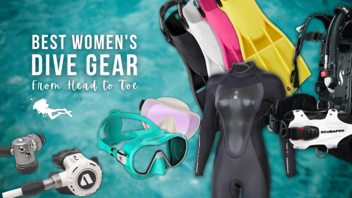 female scuba equipment