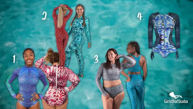 Rash Vests, Leggings & Dive Skins for Women