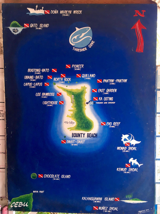 dive sites in Malapascua