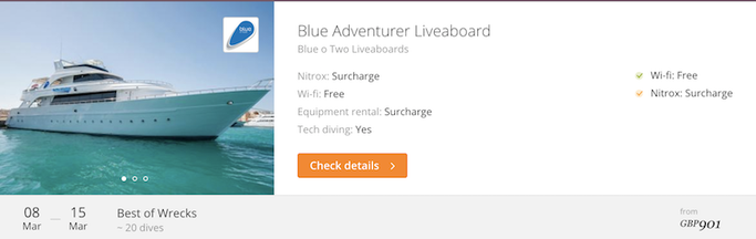 blue adventurer liveaboard