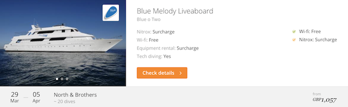 blue melody liveaboard