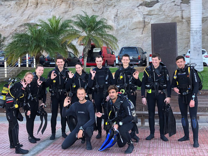 scuba diving clubs gran caneria