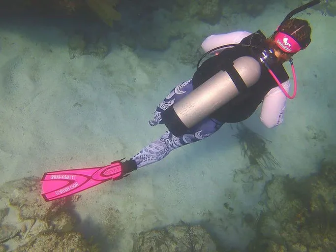 Scuba diving with limb loss