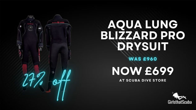 Aqua Lung Blizzard Pro Drysuit deal at Scuba Dive Store