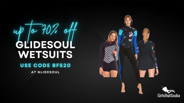 Up to 70% off Glidesoul wetsuits for Black Friday