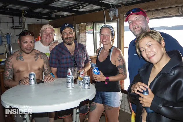 On a group trip with Insider Divers in Palau