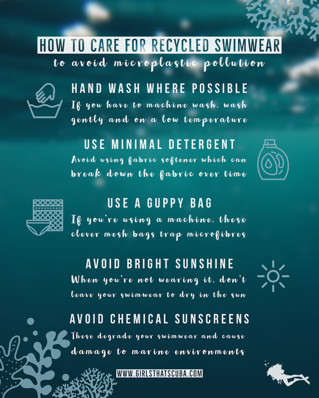 How to care for your recycled swimwear