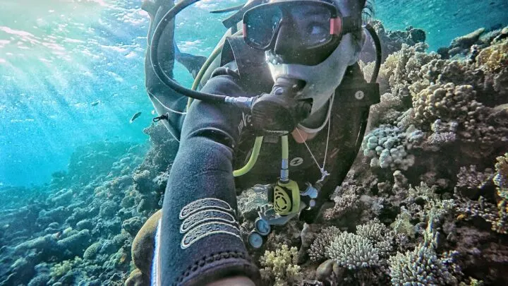 Solo scuba diving