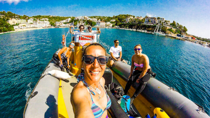 Scuba diving in Europe’s largest marine park, Alonissos, Greece